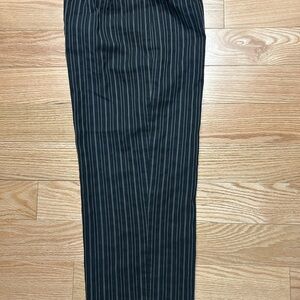 Talbots women Black Pinstripe Dress Pants